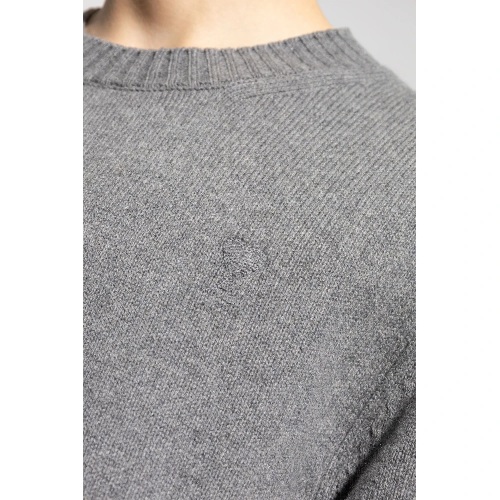 Ami Paris Kasjmier trui Gray Heren