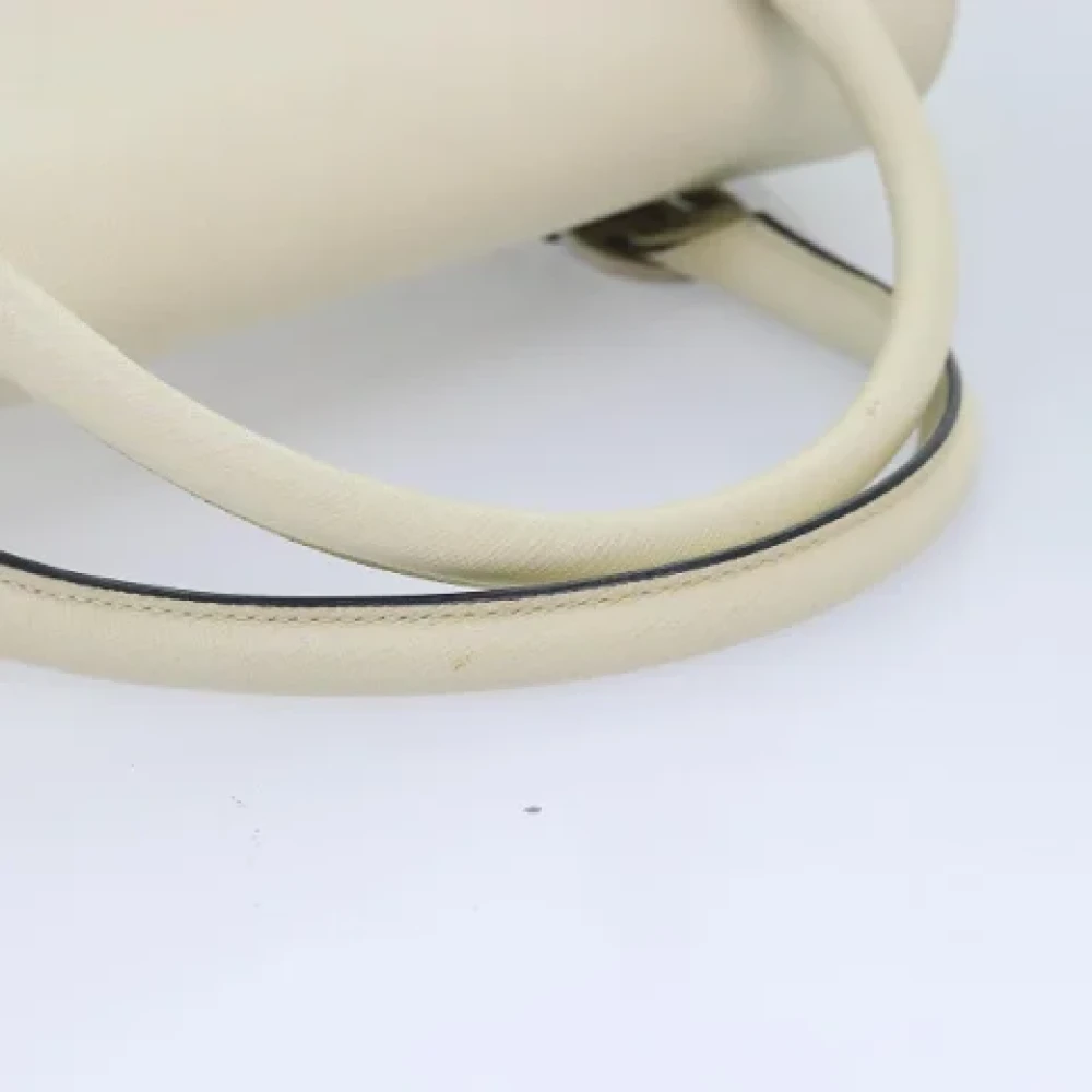 Salvatore Ferragamo Pre-owned Leather handbags White Dames