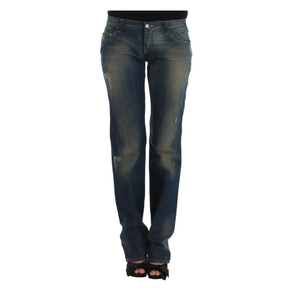 Costume National Blå Straight Leg Jeans