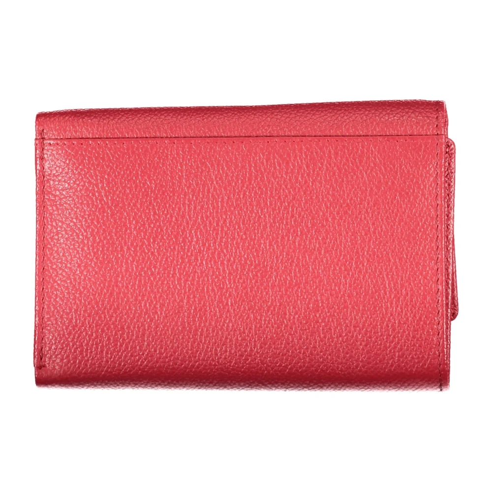 Valentino by Mario Valentino Rode Damesportemonnee met Logo Sluiting Red Dames