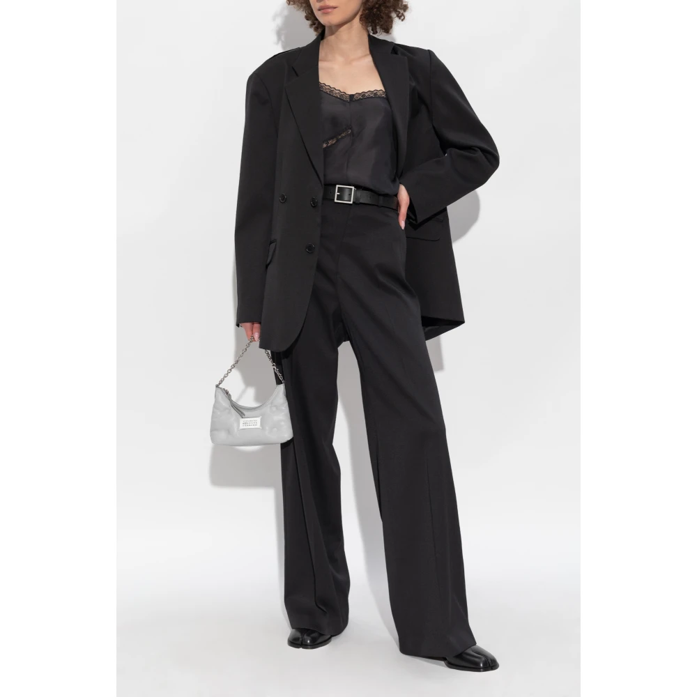 MM6 Maison Margiela Double-breasted blazer Black Dames