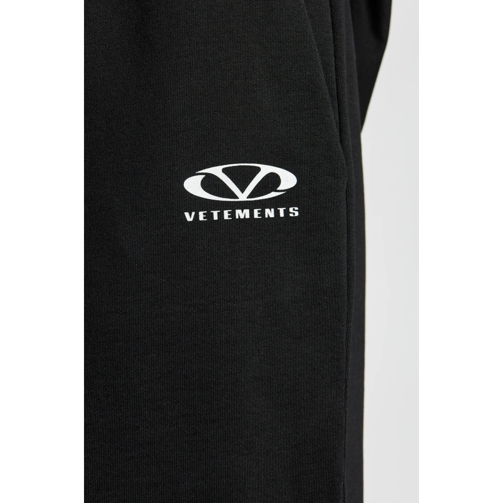 Vetements Sweatpants met bedrukt logo Black Heren