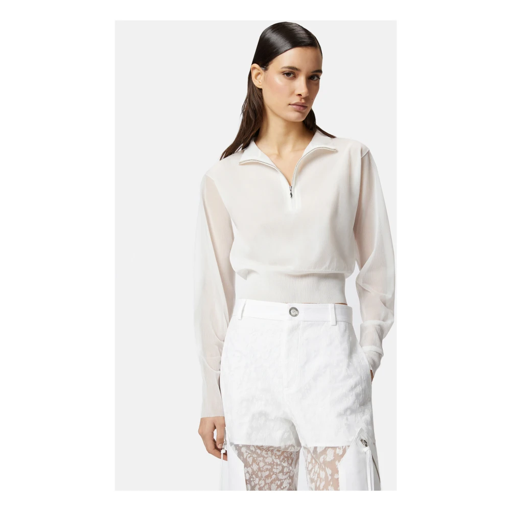 pinko Technische Breigoed Collectie White Dames