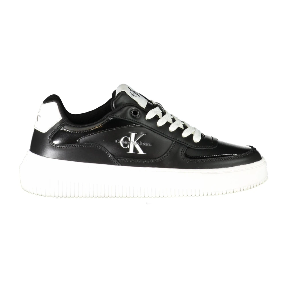 Calvin Klein Women's Black Shoes - Sneakers - 4 Uk- Shoes