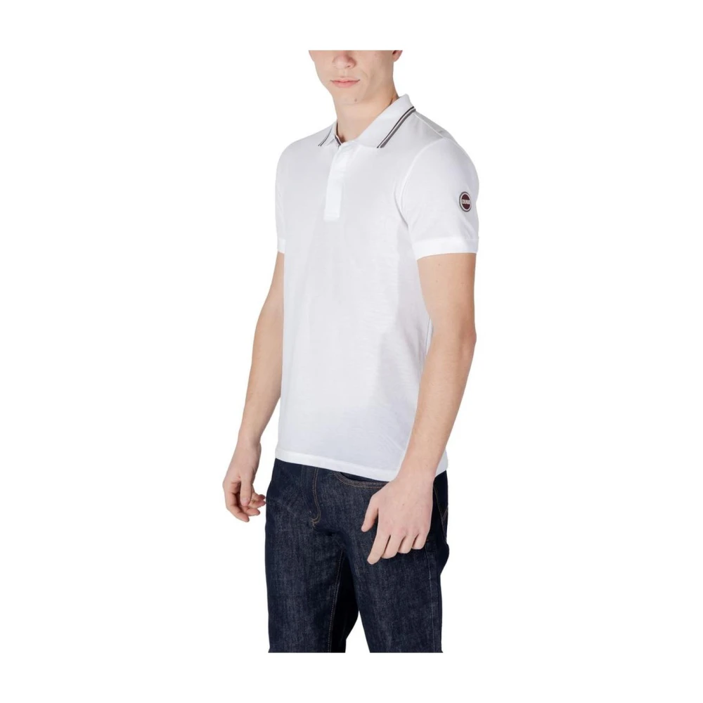 Colmar Witte Katoenen Poloshirt White Heren