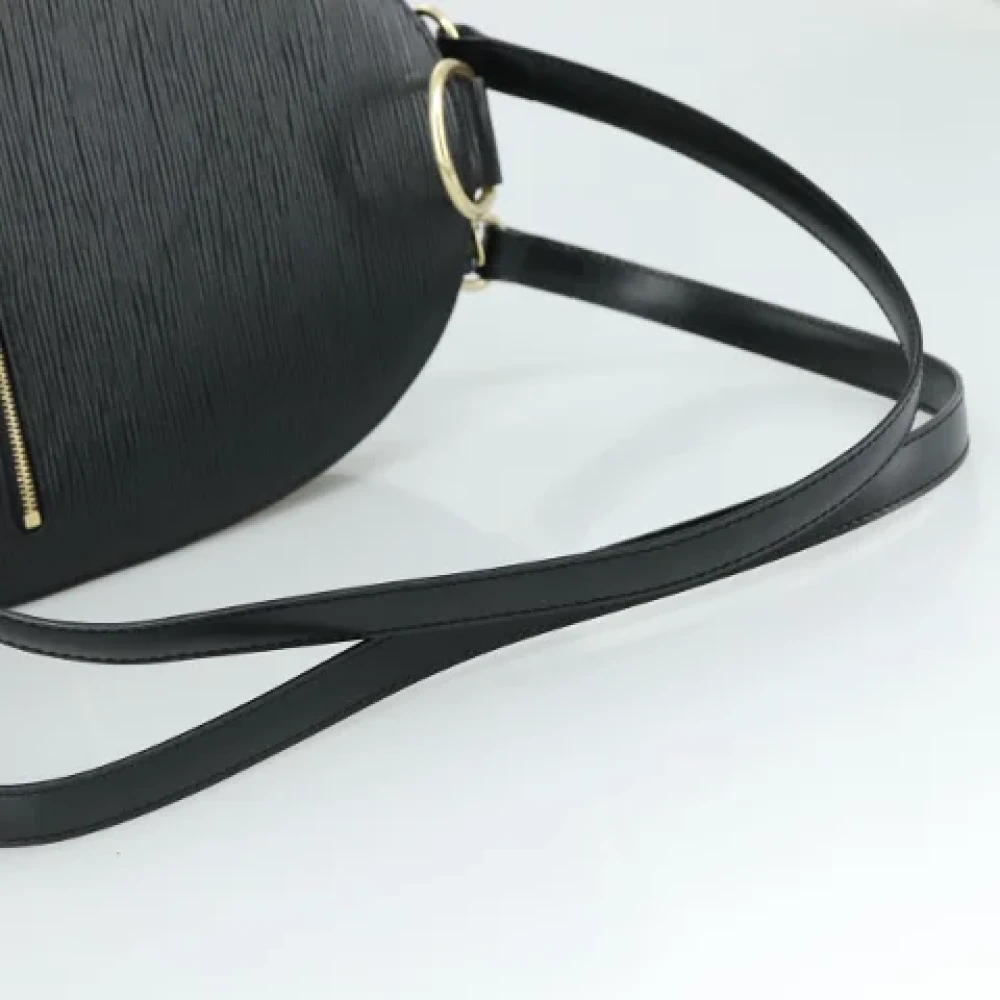 Louis Vuitton Vintage Pre-owned Leather backpacks Black Dames