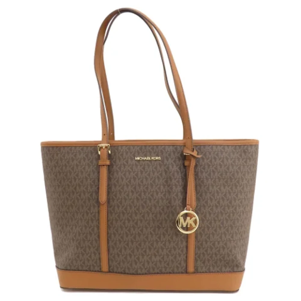 Michael Kors Pre-owned Fabric totes Brown Dames