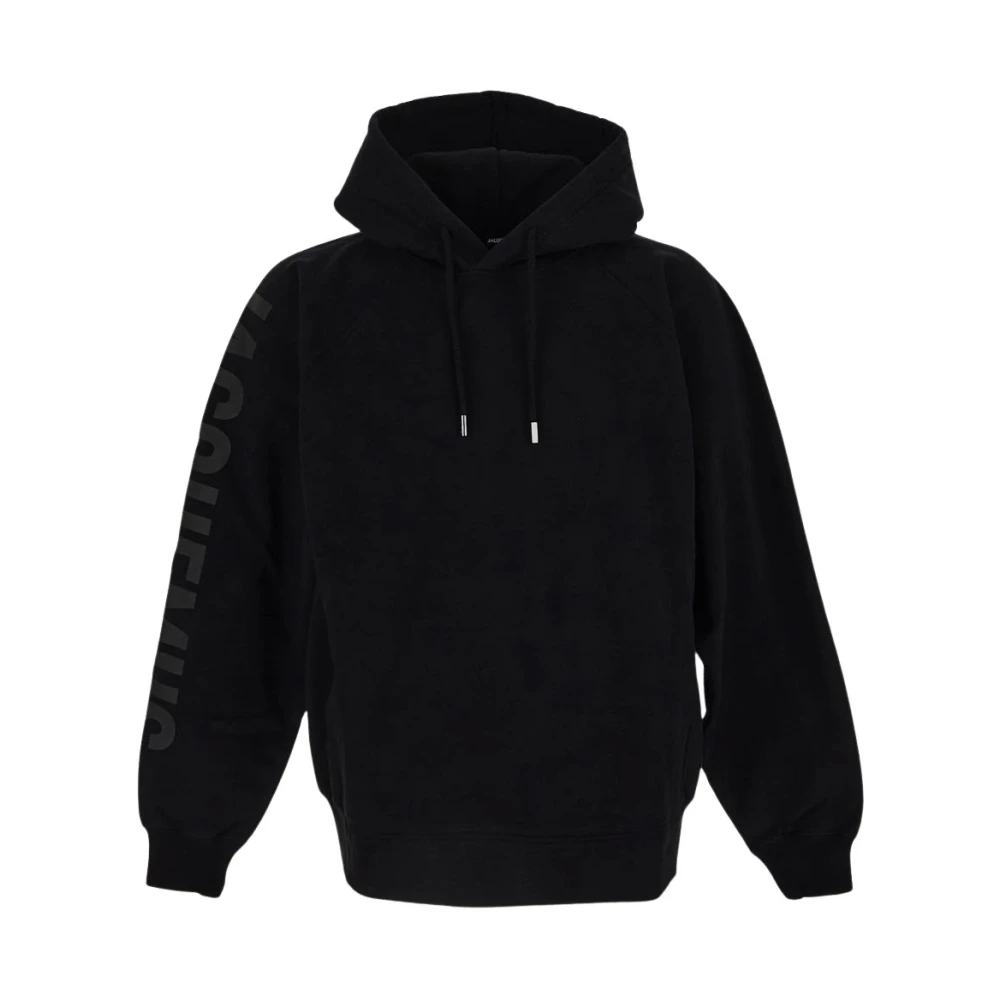Jacquemus Stijlvolle hoodie voor dagelijks gebruik Black Heren