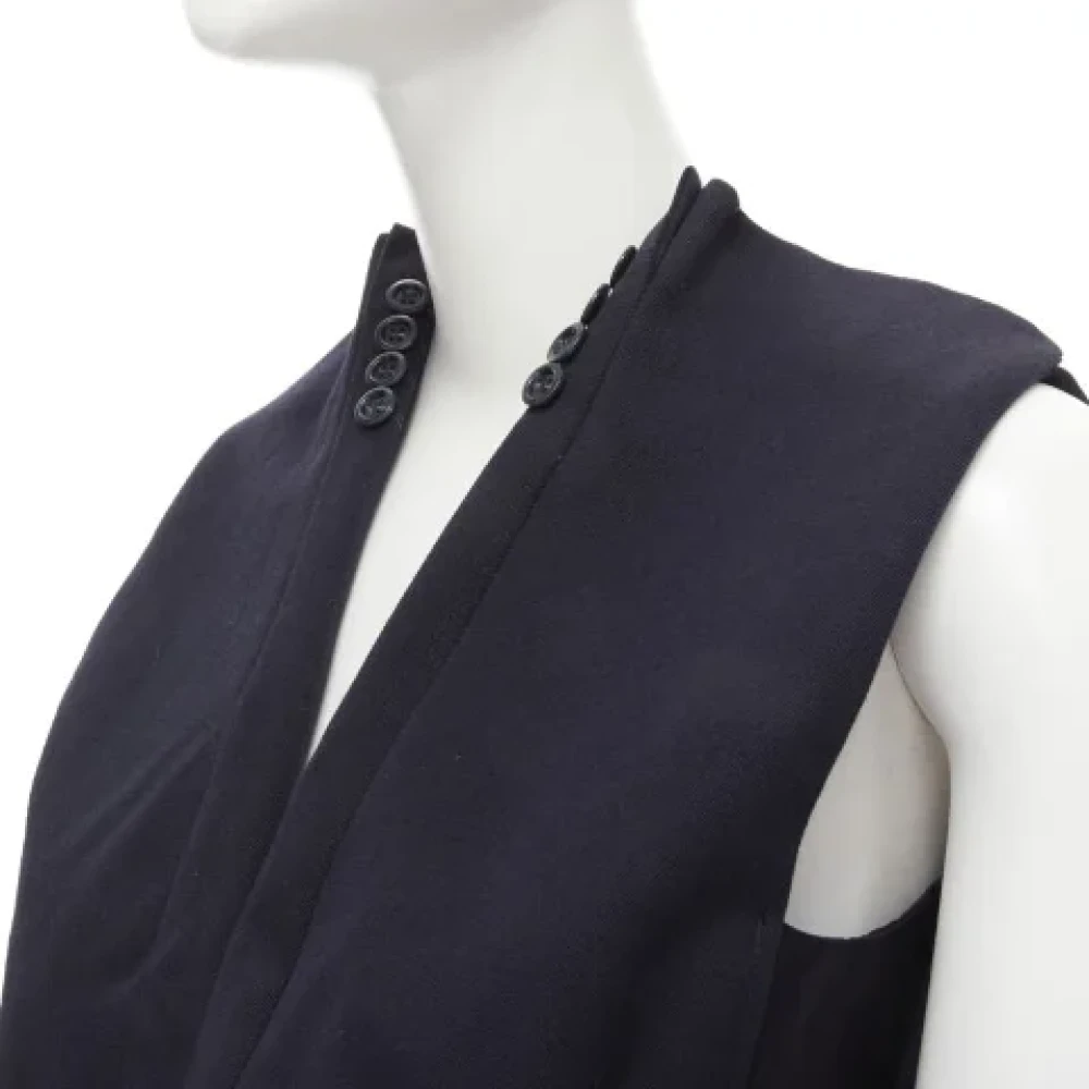 Maison Margiela Pre-owned Wool tops Blue Dames