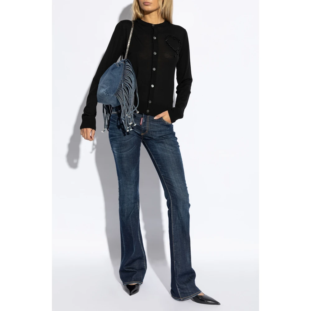 Dsquared2 Jeans Flare Blue Dames
