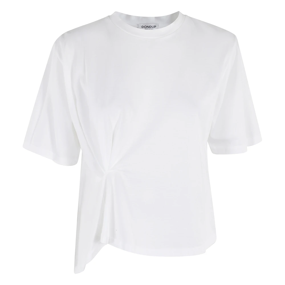 Dondup Casual Katoenen T-shirt in Diverse Kleuren White Dames