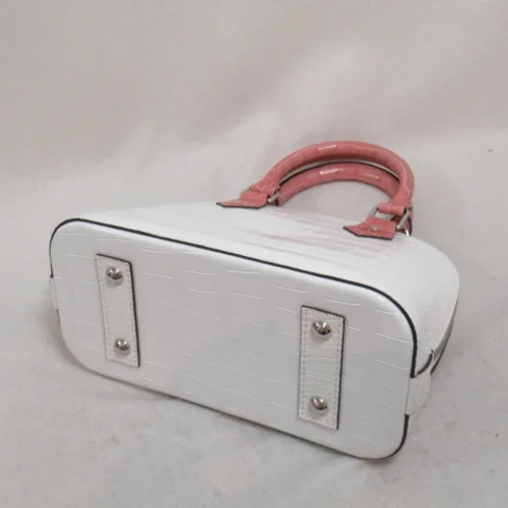 Louis Vuitton Vintage Pre-owned Plastic shoulder-bags White Dames