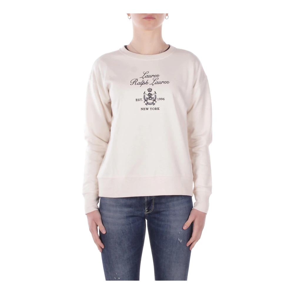 Ralph Lauren Donna Beige Felpe, S, New,