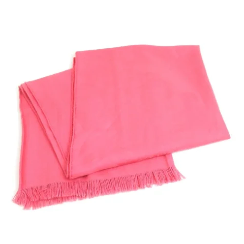 Hermès Vintage Pre-owned Fabric scarves Pink Dames