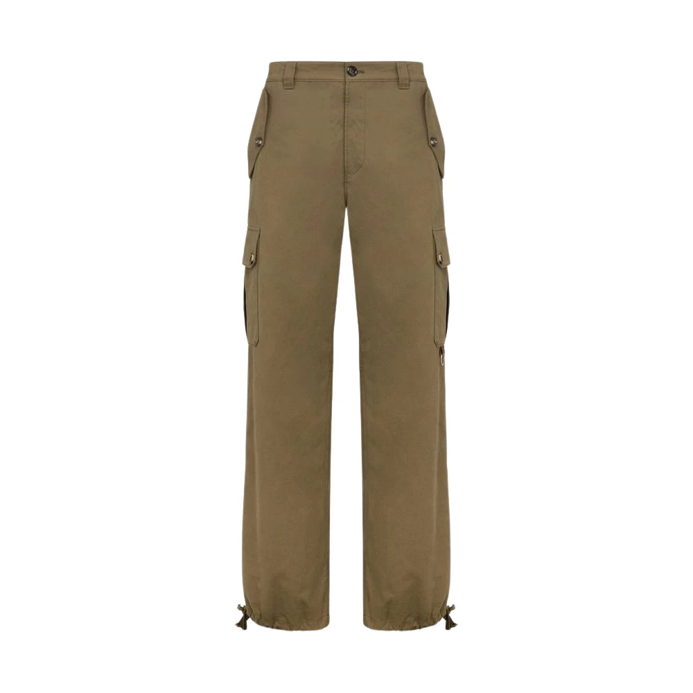 Moschino Men's Beige Cotton Diagonal Pants
