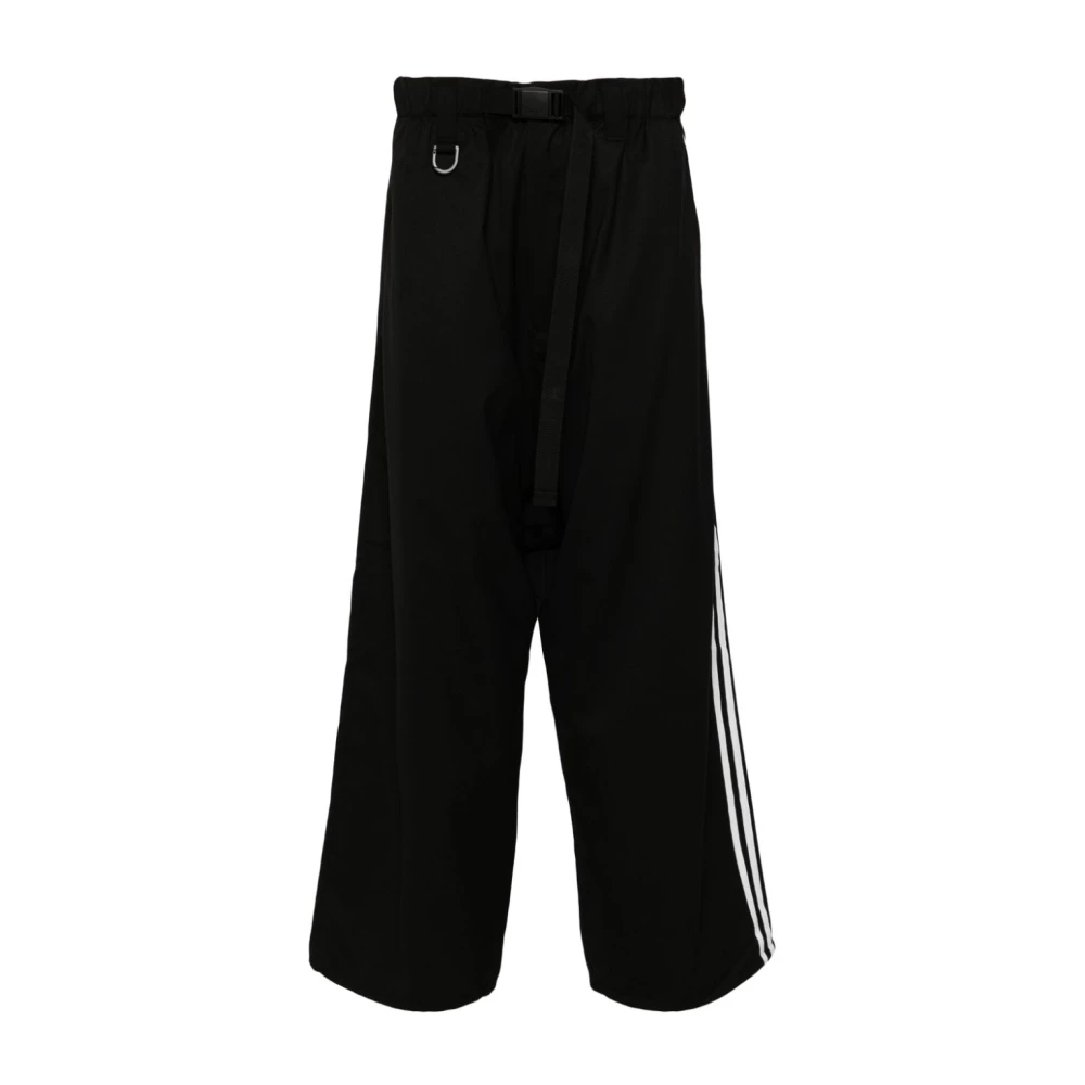 Y-3 Zwarte Stijlvolle Broek Black Heren