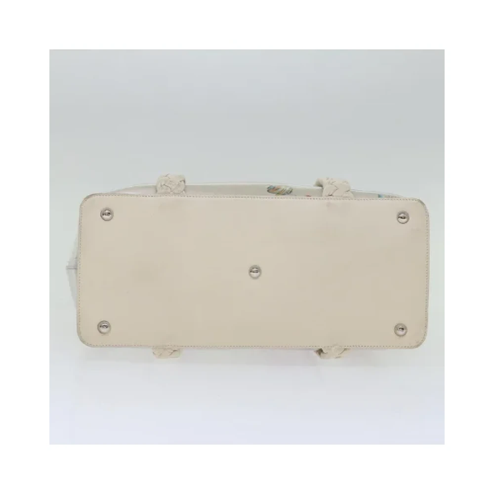 Salvatore Ferragamo Pre-owned Fabric shoulder-bags Beige Dames