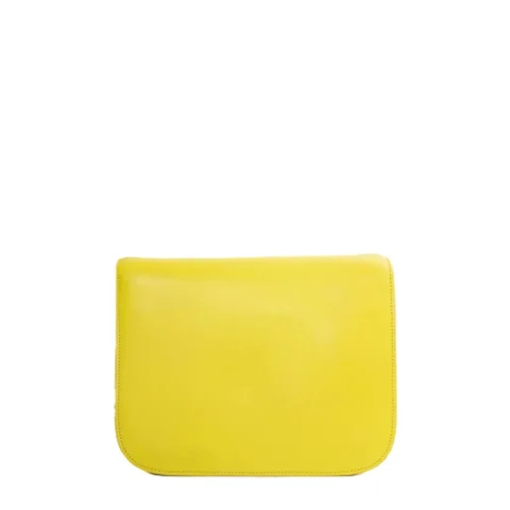 Celine Vintage Pre-owned Leather celine-bags Yellow Dames