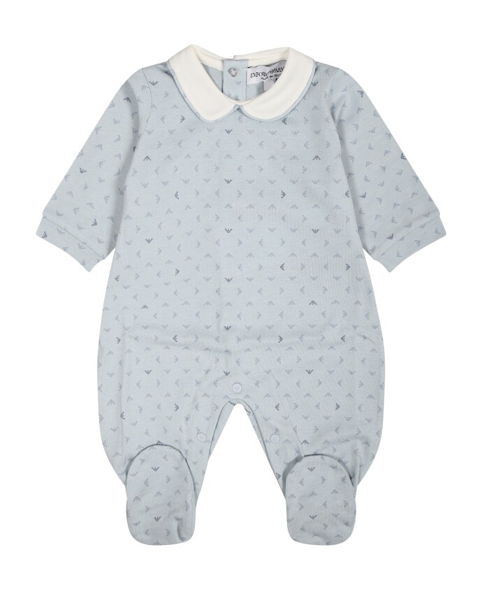 blue-cotton-playsuit-with-eagle-logo