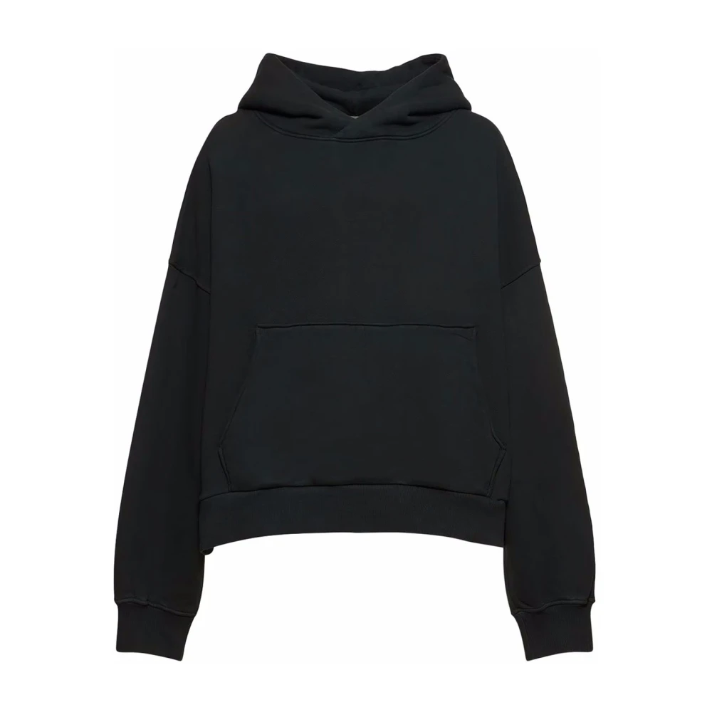 A Paper Kid 110 Nero Zwarte Hoodie Black Dames