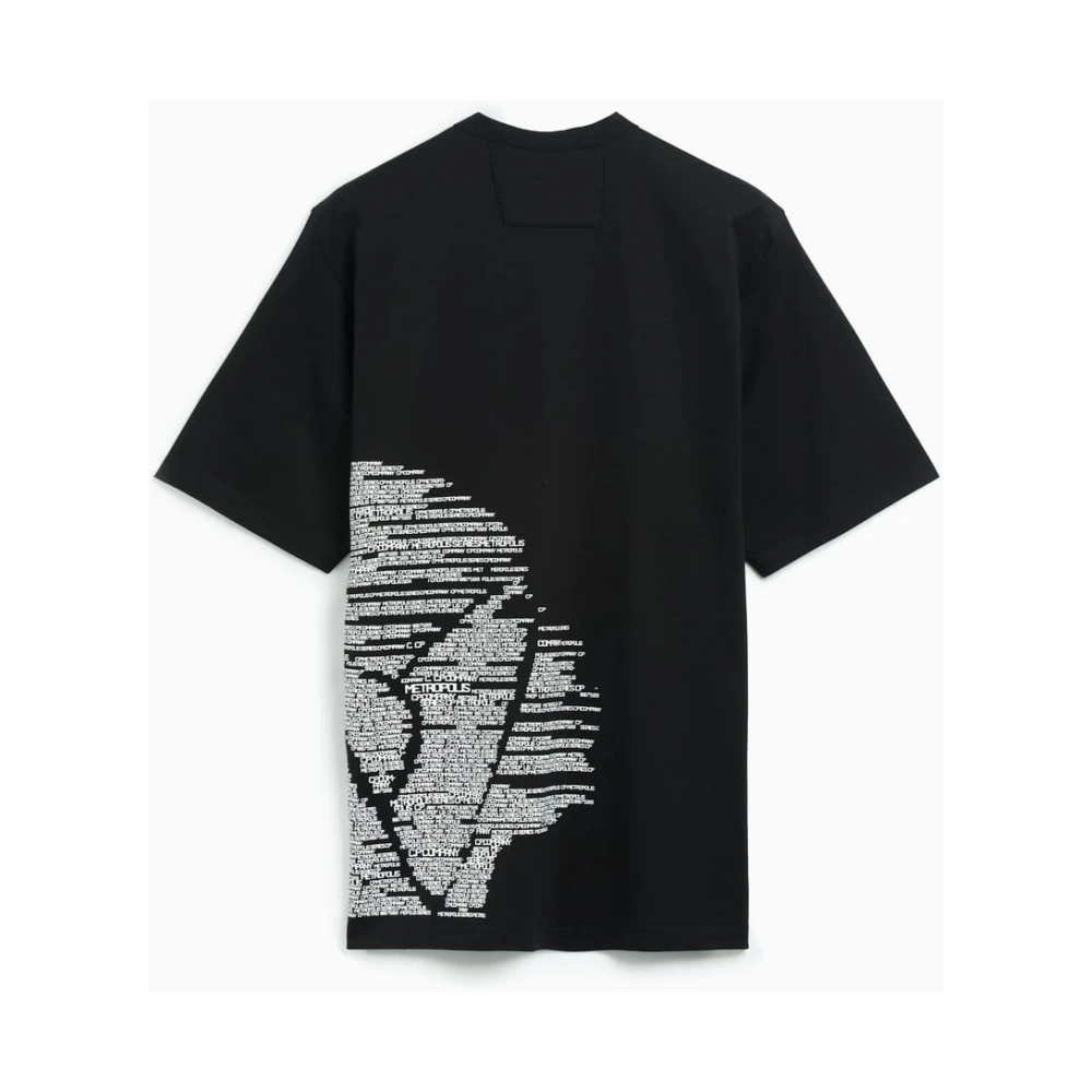 C.P. Company Zwart Katoenen T-Shirt Regular Fit Black Heren