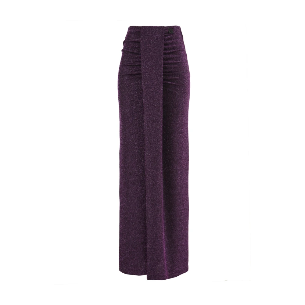 Gaëlle Paris Women's Purple Maxi Skirts, S, Gaelle Skirt
