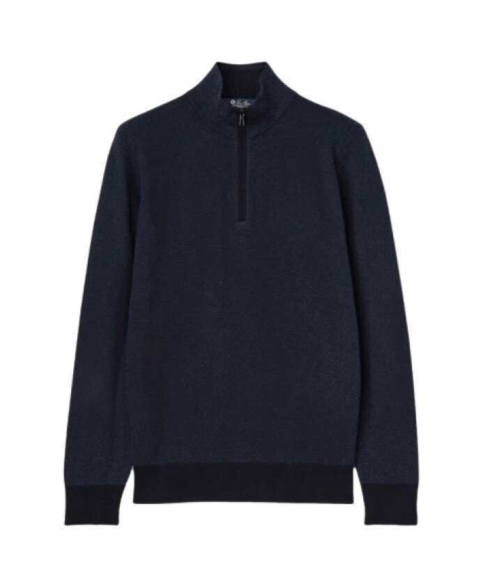 pull-en-cachemire-bleu-avec-fermeture-eclair
