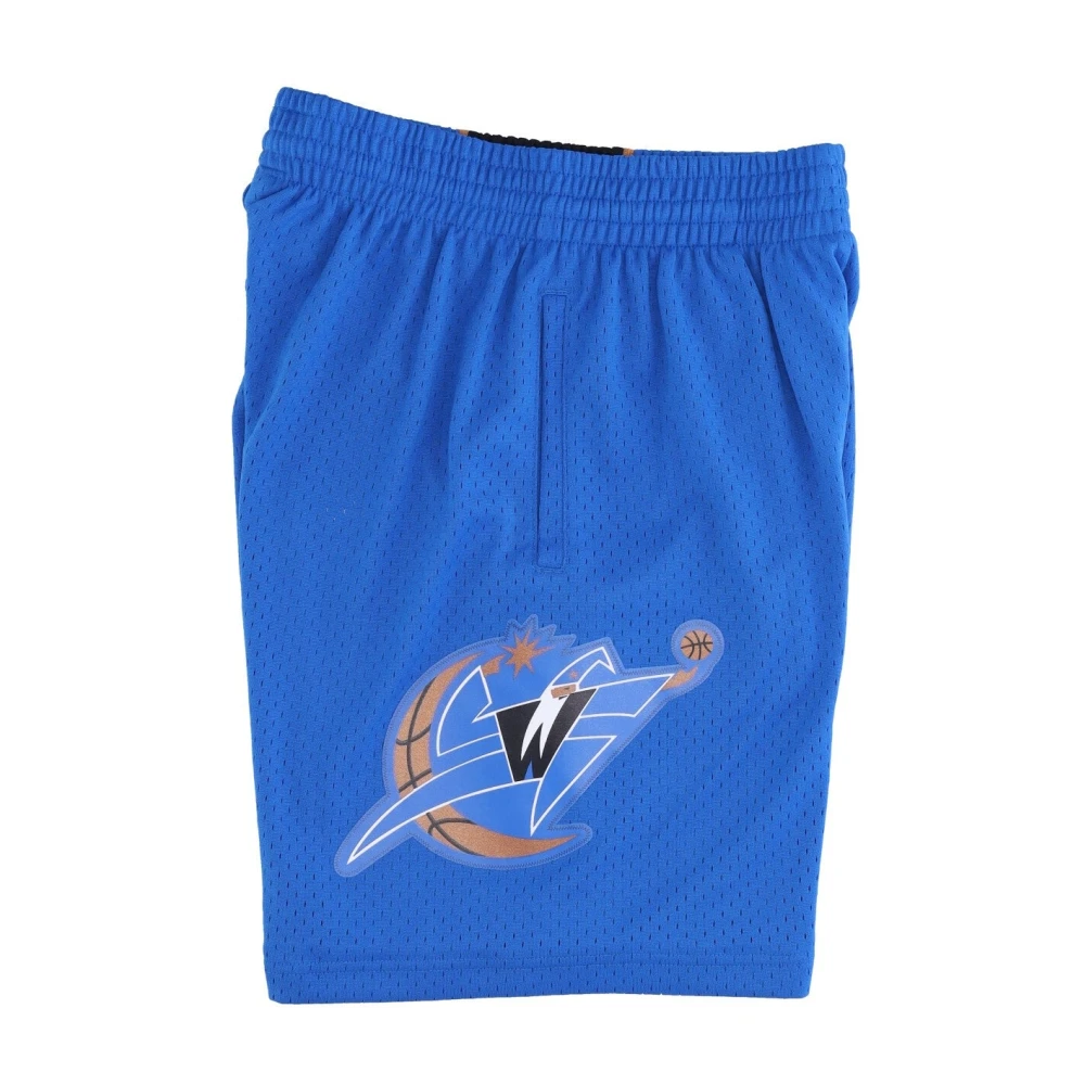 Mitchell & Ness NBA Swingman Basketball Shorts Blue Heren