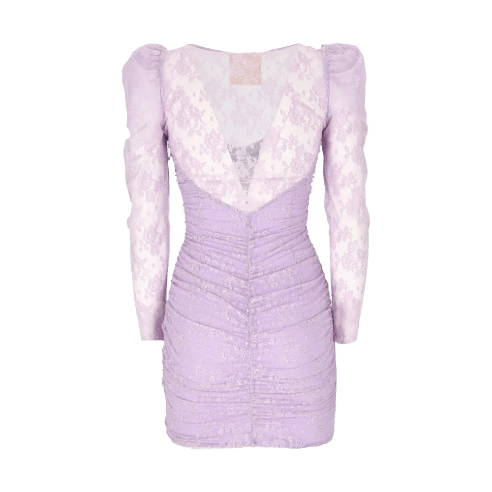 Aniye By Polyester Kant Jurk Purple Dames