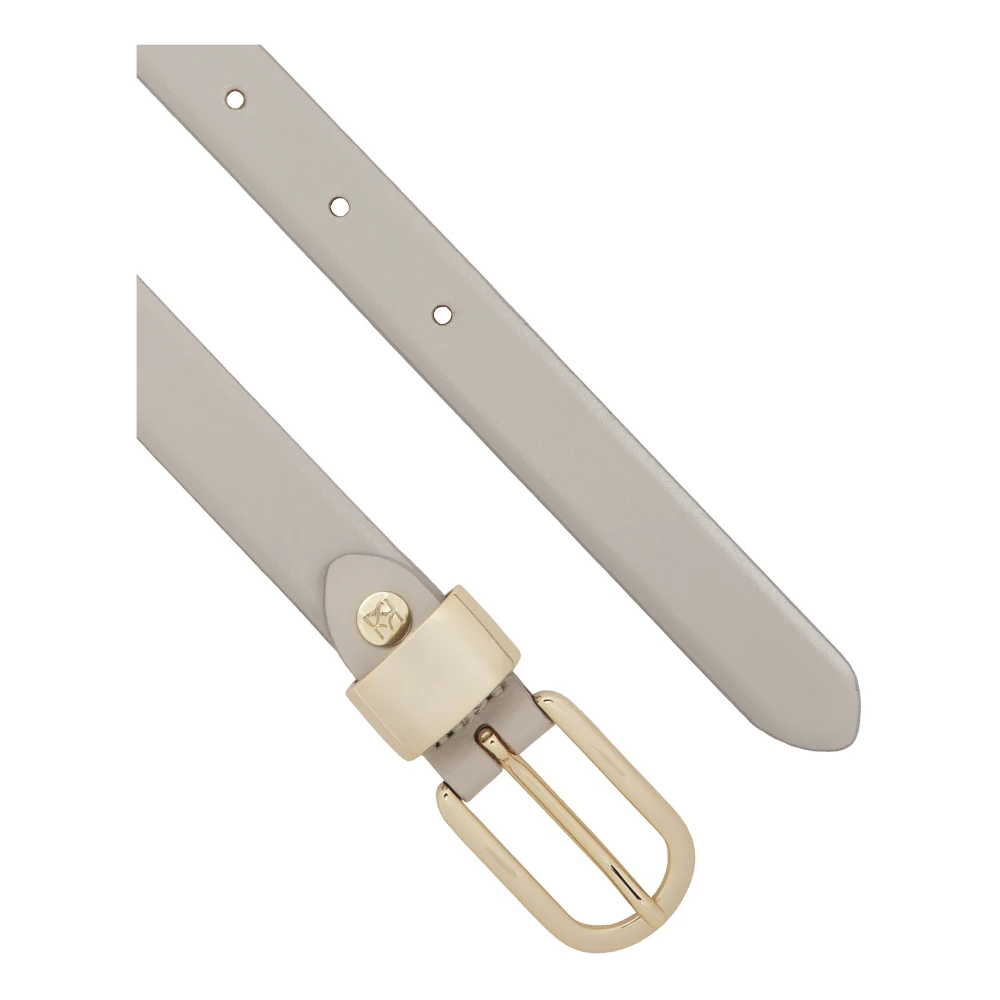 Kazar Grijze gladleren riem Gray Dames