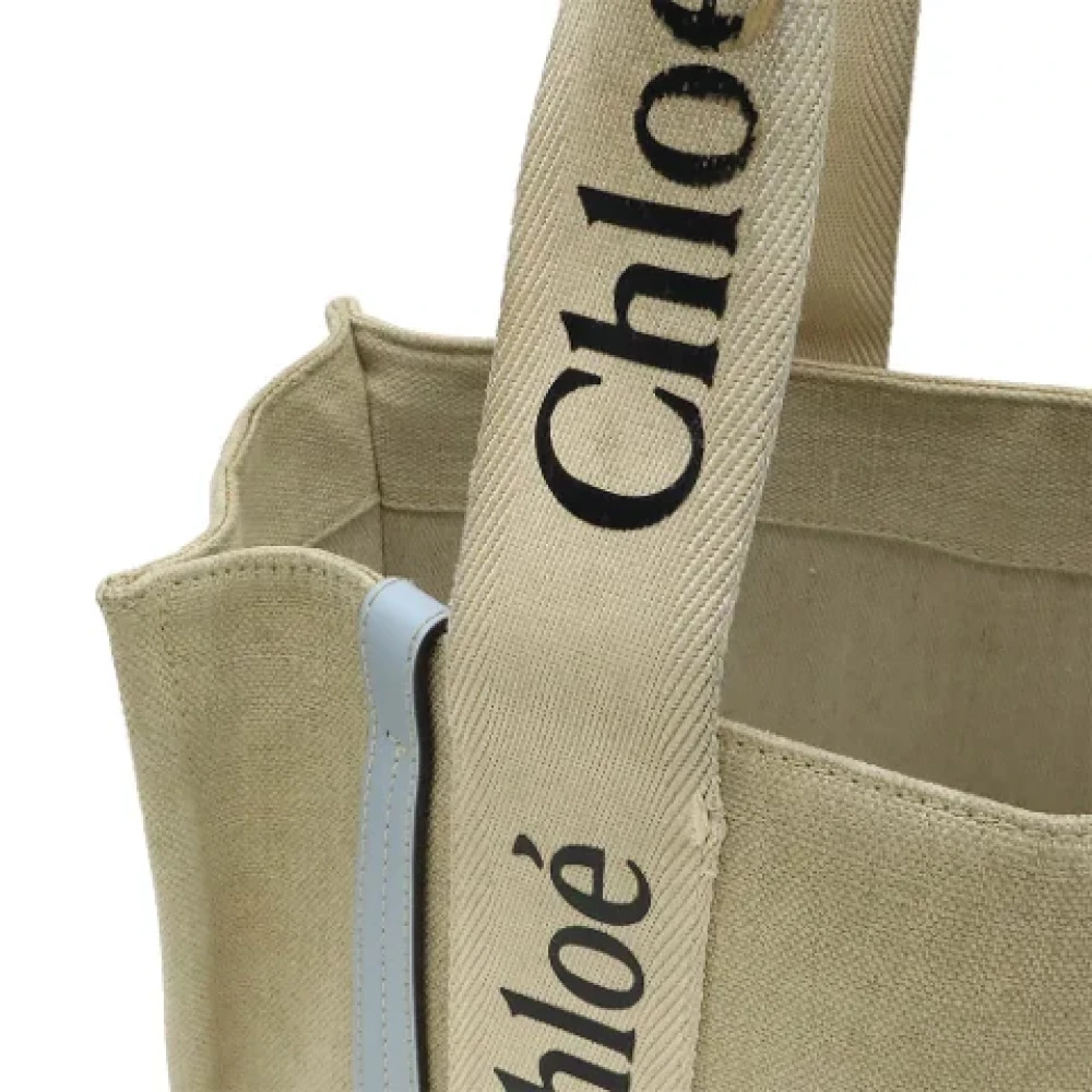 Chloé Pre-owned Canvas shoulder-bags Gray Dames