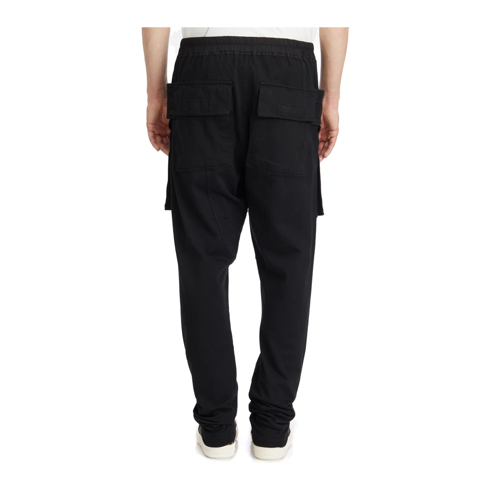 Rick Owens Cargo Broek met Trekkoord Black Heren