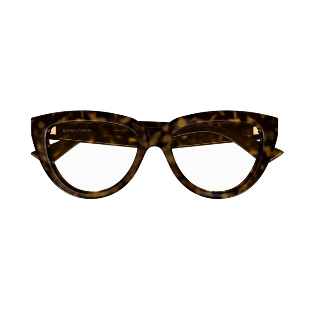 Bottega Veneta Gedurfde Cat-Eye Acetaat Montuur met Geometrische Ar Brown Unisex
