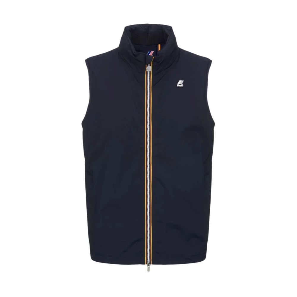K-Way Uomo Blu - Valen Vest - Jackets - M