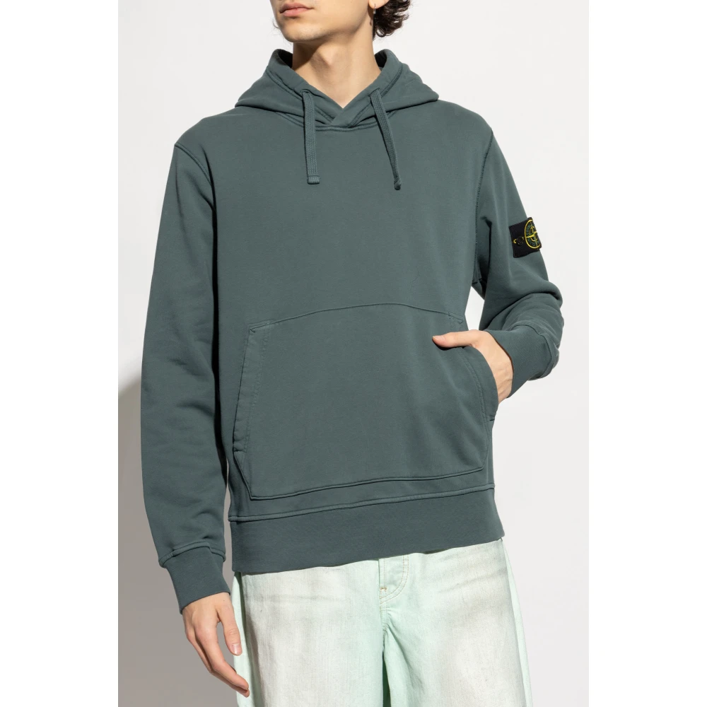 Stone Island Hoodie Green Heren