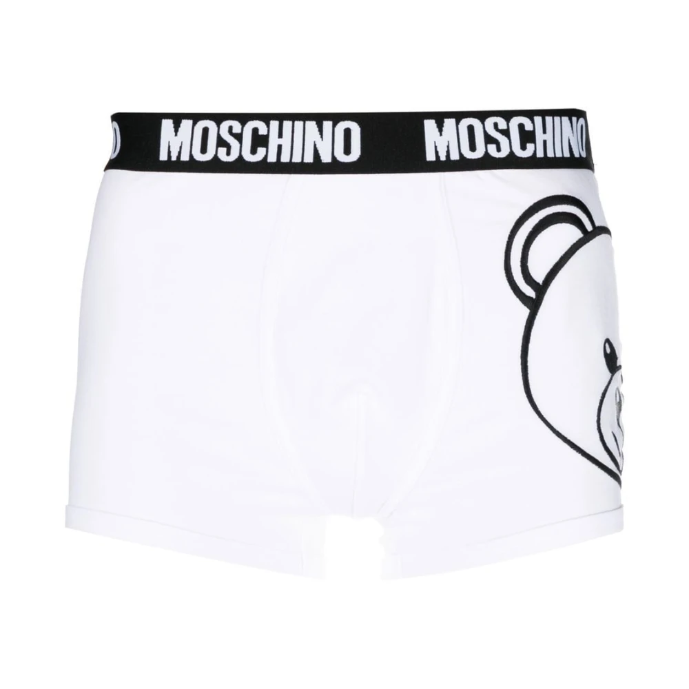 Moschino Wit ondergoed met Teddy Bear-logo White Heren