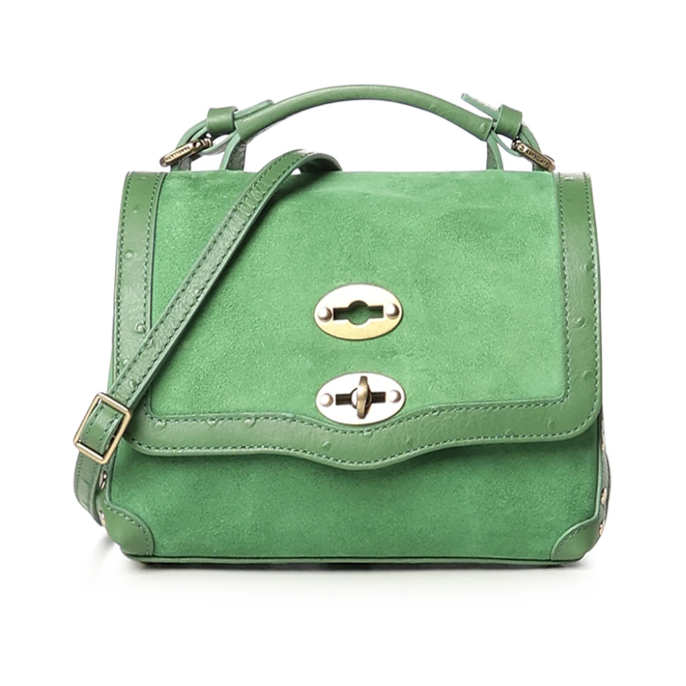 Zanellato Women's Green Handbags, One Size, Postina Zashmere & Cactus