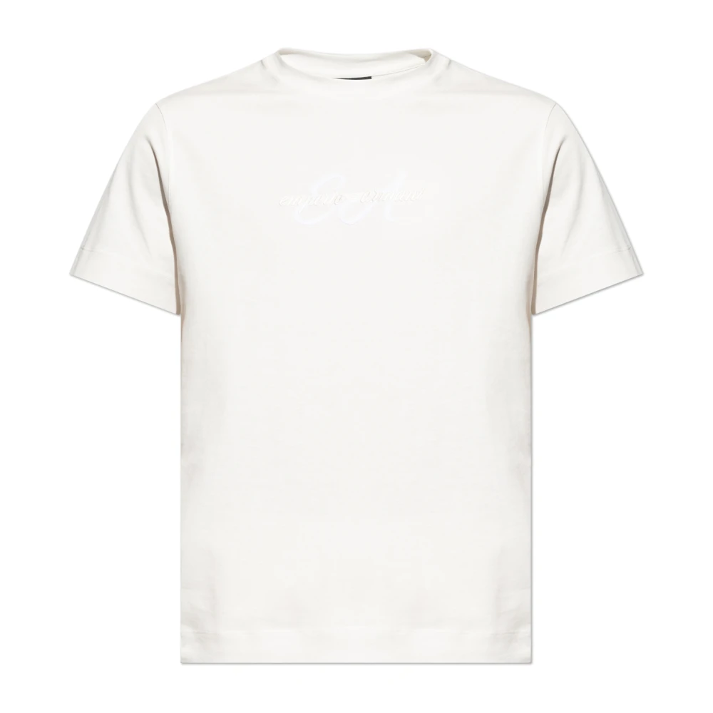 Emporio Armani Stijlvolle T-shirts en Polos White Heren