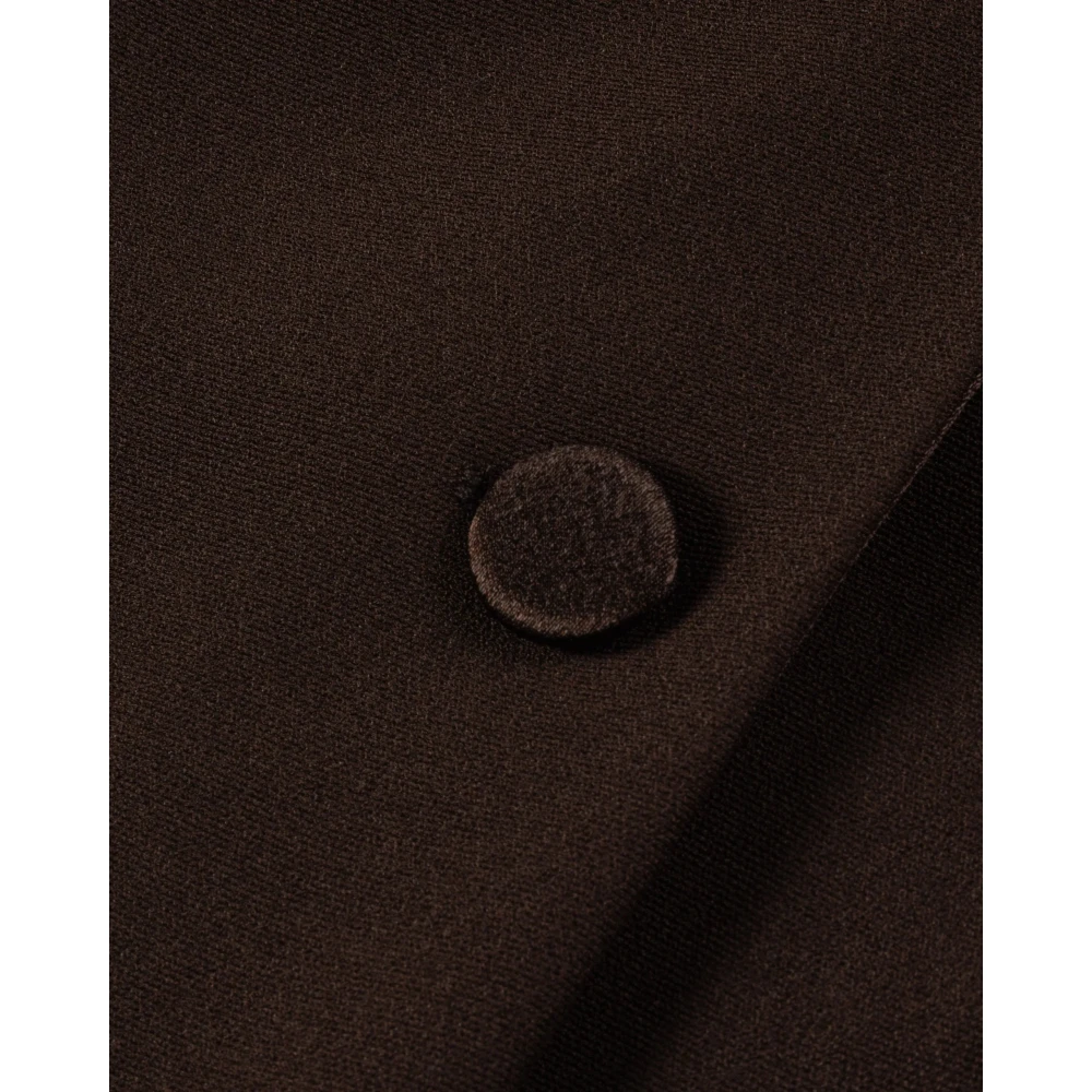 Hebe Studio Smoking Suit Blazer Brown Dames
