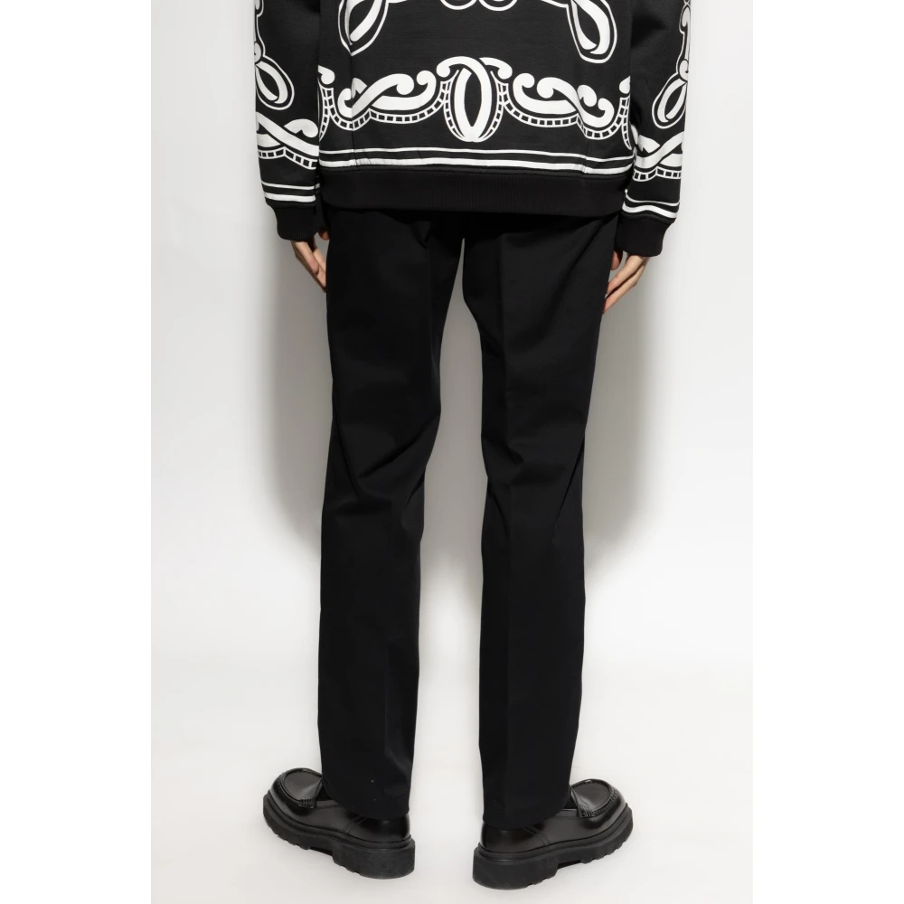 Dolce & Gabbana Katoenen broek Black Heren