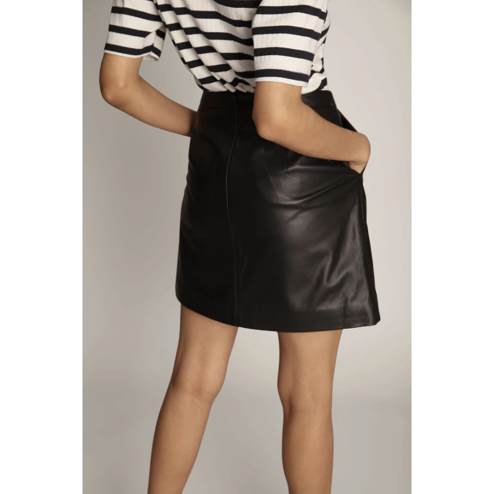 Munthe Zwarte Expandra Rok Black Dames