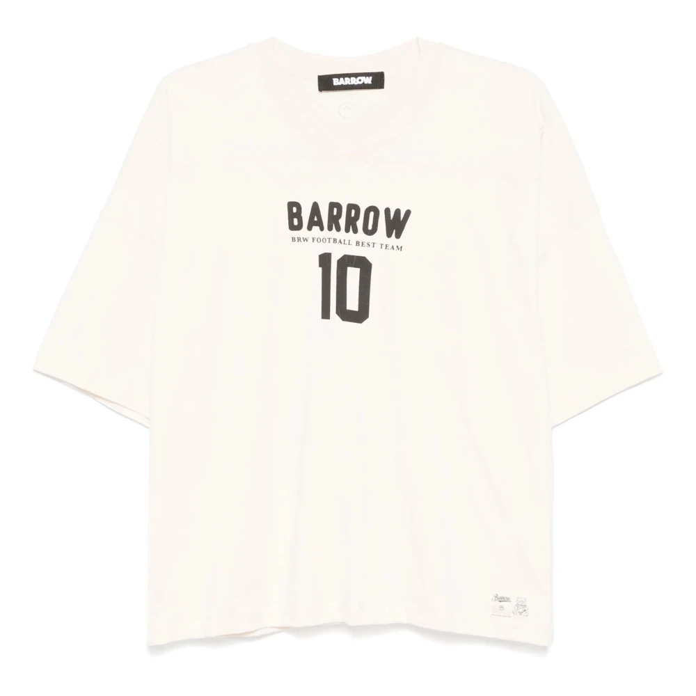 BARROW Vit Basic T-shirt White, Herr