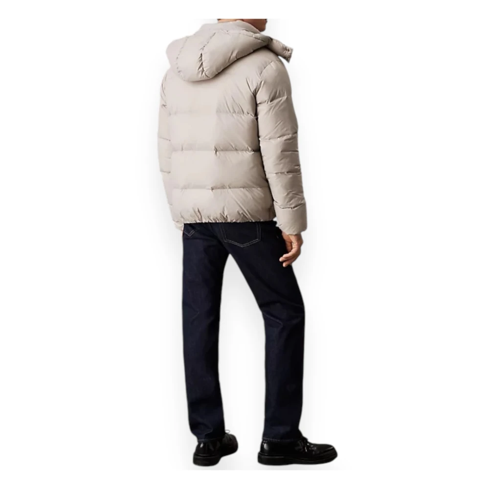 Calvin Klein Essential Down Jacket Beige Heren