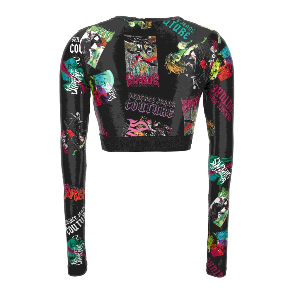 Versace Jeans Couture T-shirts en Polos Black Dames