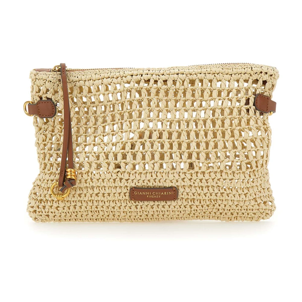 Gianni Chiarini Women's Beige Nefeli Rectangular Pouch