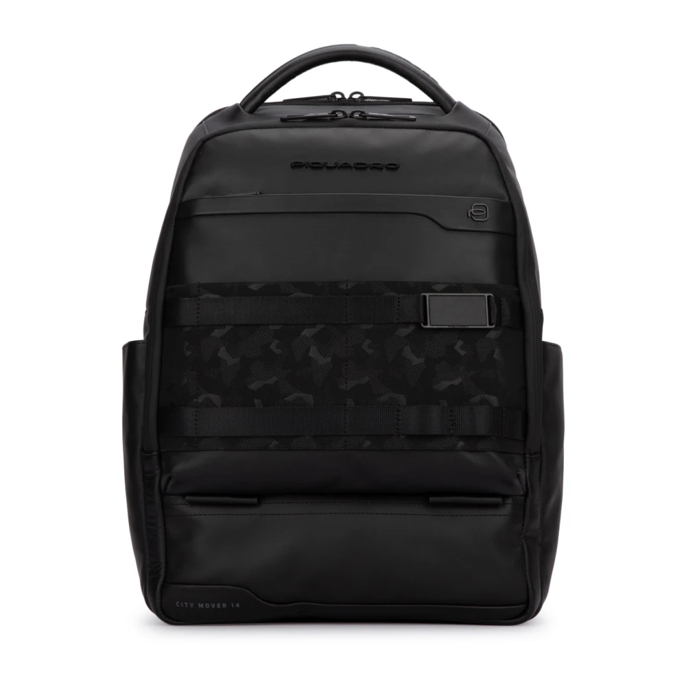 Piquadro Stijlvolle Rugzak voor Dagelijks Gebruik Black Unisex
