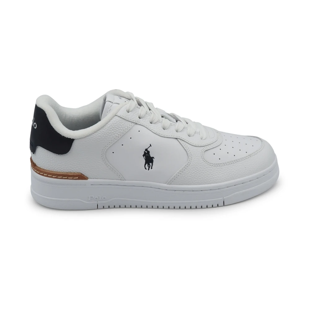 Polo Ralph Lauren Master Court Sneakers Heren Schoenen Wit