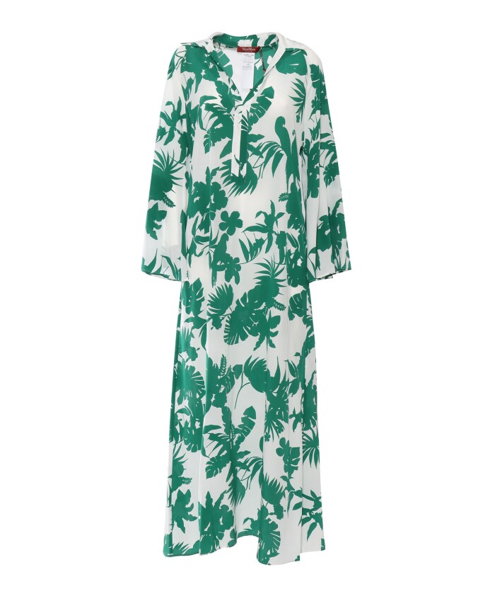 robe-longue-en-soie-deux-tons-col-en-v