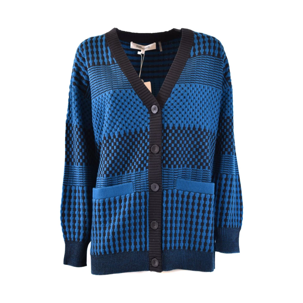 Diane Von Furstenberg Zwarte Cardigan voor Dames Aw23 Black Dames