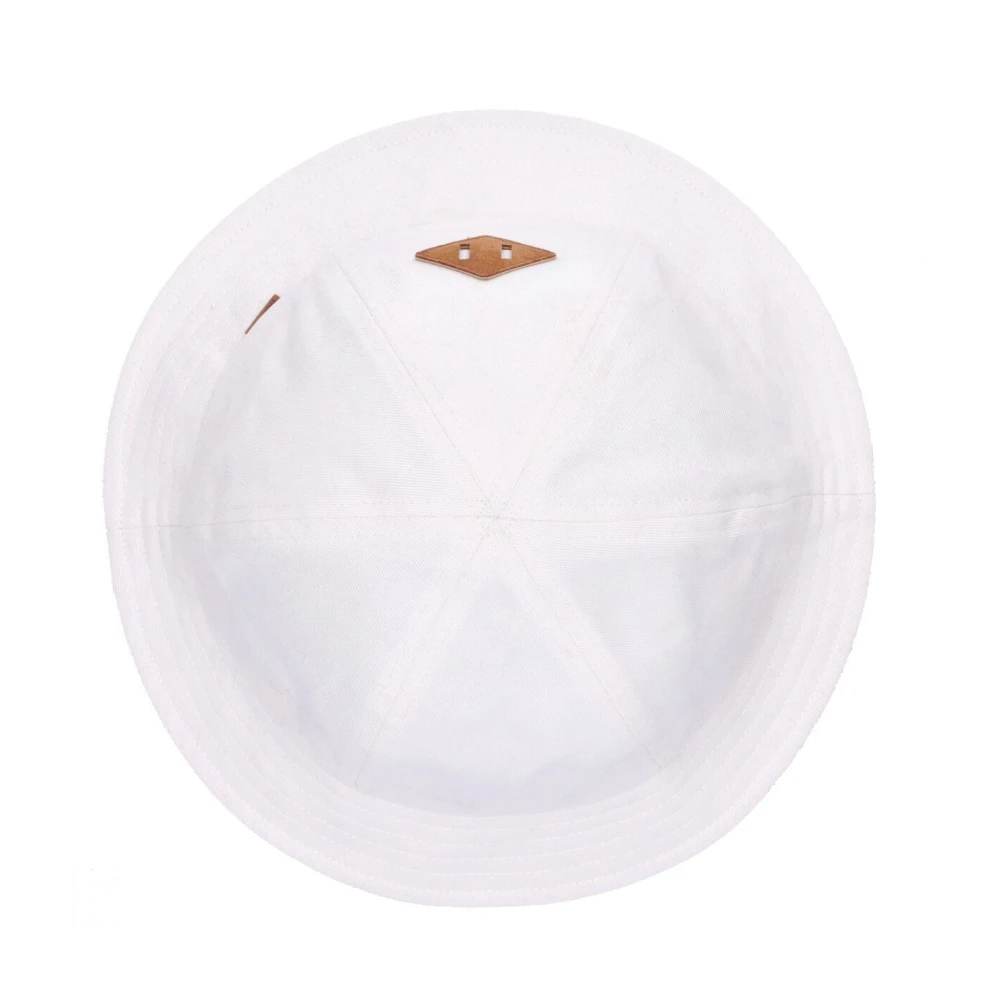 Herschel Tan Diamond Blanc De Blanc Bucket Hat White Heren